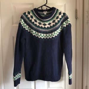 L.L. Bean Fair Isle Sweater